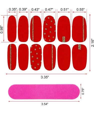 MWOOT 16 Sheet French Art Nail Stickers | DIY Self-Adhesive Nail Art Decals & Nail Files for Manicure Decoration - Buy Online on GoSupps.com