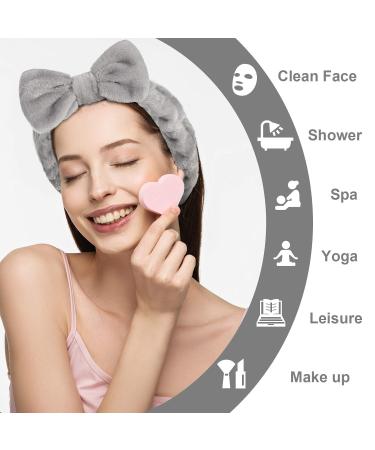 Willbond 3-Piece Bowknot Hair Bands - Fleece Cosmetic Hair Wraps for Women & Girls | Shower & Sport Use - Buy Online on GoSupps.com