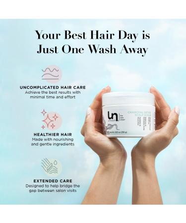 Unwash Charcoal Detox Scalp Scrub | Detoxify & Exfoliate Dry Itchy Scalps | Paraben Free Hair Care - Buy Online on GoSupps.com