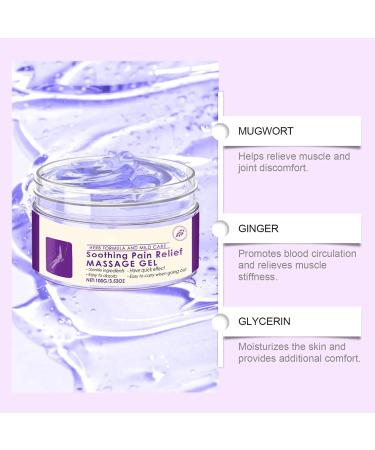 Kresin Joints Pa-in Gel Purple Gel 2 Gels De Massage Apaisants Pour Soulager Les Douleurs Apaise Les Genoux Les Lombaires La Nuque Les Mains Et Les Pieds - Buy Online on GoSupps.com