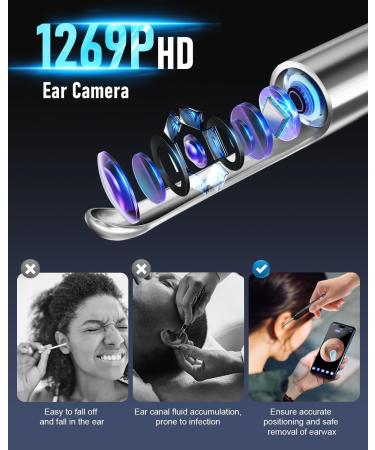 Ear Wax Removal Tool & Camera Kit | 1269P Ear Cleaner for iPhone iPad & Android - Multicolour - Buy Online on GoSupps.com