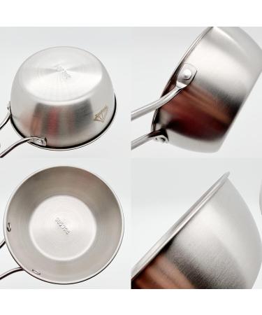 Pubgeer Camping Bowls 20oz (4 Pack) - Stainless Steel with Handles & Storage Bag | Outdoor Sierra Cup | Ideal for RV, Camping & Backpacking | Great Gift - Buy Online on GoSupps.com