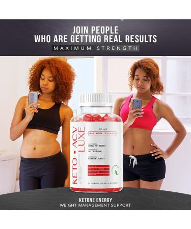 (3 Pack) Keto Luxe ACV Gummies - Advanced Formula for Luxe Keto Diet - 180 Gummies - Buy Online on GoSupps.com