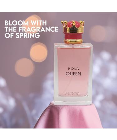Hola Queen Women Perfume Long Lating Eau De Parfum Fresh And Trendy Natural Spray Fragrance For Effortless Chic 3.4 Fl Oz For Daily Used Hola Queen 3.4 Fl Oz (Pack of 1) - Buy Online on GoSupps.com