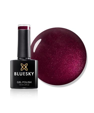 Bluesky GEL NAIL POLISH RED BURGUNDY Masquerade Dark Cherry Burgundy Red 80515 UV LED Soak Off 10ml