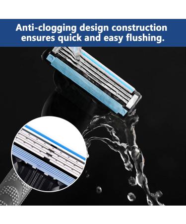 Thapncow 12 Men's Razor Plane Set - 3 Blades for Precision Grooming | Wet Razor for Beard & Leg Hair Removal | Premium Blade Shaver for Smooth Skin - Buy Online on GoSupps.com