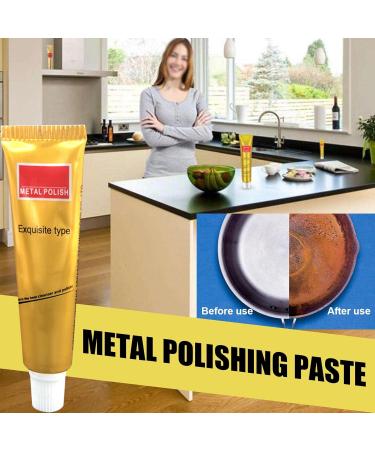 Metal Polish Cream Metal Polishing Paste - Metal Polish Cream Metal Cleaning Paste Stainless Steel/Aluminum/Brass/Copper or Gold Polish Cleaner Dobooo - Buy Online on GoSupps.com