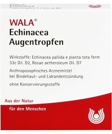 WALA Echinacea Eye Drops - 5 Single Dose Pipettes for Immune Support | Fast Worldwide Shipping - Buy Online on GoSupps.com