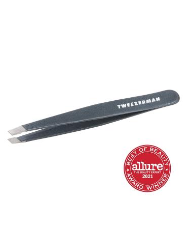 Tweezerman Stainless Steel Slant Tweezer - Precision Eyebrow Tweezers for Men & Women (Blue Stone) - Buy Online on GoSupps.com