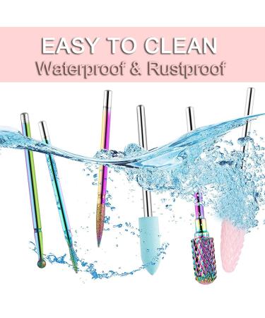 ENGERWALL 11pcs Tungsten Carbide Nail Drill Bits Set - Electric Nail File & Ceramic Acrylic Gel Kit for Home Salon Manicure Pedicure - Buy Online on GoSupps.com