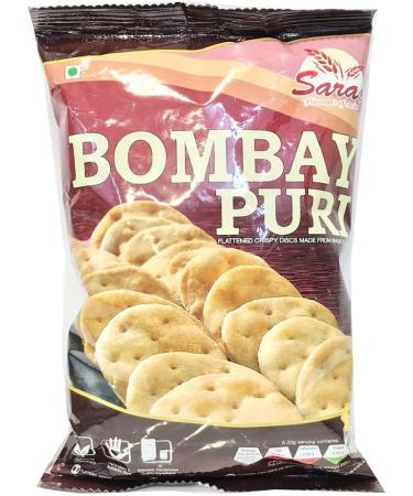 Saras Bombay Puri 200g (Pack of 5) | Authentic Indian Snack | Namkeen Crisps | Crunchy and Flavorful - Buy Online on GoSupps.com