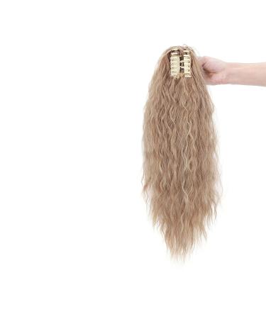 Claw Ponytail Hair Extension - Real Hair 60 cm Light Brown & Ash Brown Mix for Women - Buy Online on GoSupps.com