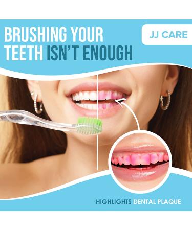 JJ Care Teeth Plaque Disclosing Tablets (120 Count) - Berry Flavor for Kids and Adults - Buy Online on GoSupps.com