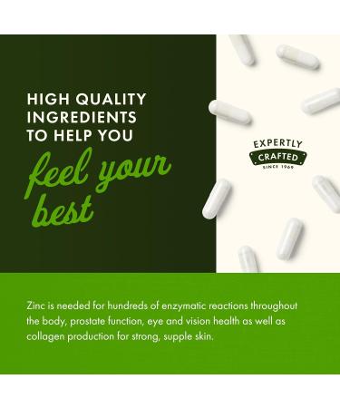 Swanson Zinc Picolinate - Mineral Supplement Promoting Prostate Health, Vision Health, & Immune Support - Body Preferred Form of Chelated Zinc - (60 Capsules, 22mg Each) 60 Count (Pack of 1) - Buy Online on GoSupps.com