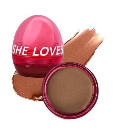 Powder Blusher Monochrome Lightweight Blusher for Women - Products Teen Girls Cosmetics for Home Shopping Gathering Dating Traveling Working Shakven 01# Bronze