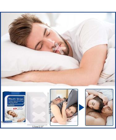 60Pcs Gentle Sleep Mouth Tape for Nasal Breathing | Anti Snoring Strips for Nose Breathing | Improve Sleep Quality & Stop Snoring - Buy Online on GoSupps.com