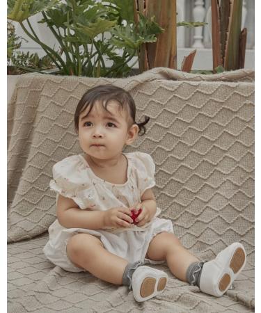 LACOFIA Baby Girls Ballerina Mary Jane Princess Shoes | Anti-Slip Prewalkers 6-12 Months | White - Buy Online on GoSupps.com