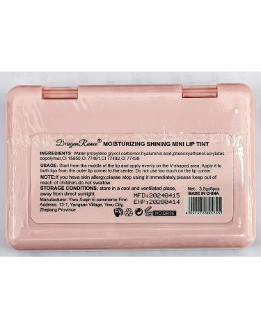 6 Colors Peach Lip Tint Stain Set | Long-Lasting Korean Lip Gloss | Multi-Use Non-Sticky Lip & Cheek Tint | Shop Internationally - Buy Online on GoSupps.com