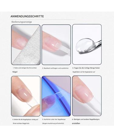  Flkiglm 3D Sculpting Gel - Extension Tips - Shape Glue - Manicure Gel - For Manicure Pedicure French Tip Rhinestones - Charm - For Home Travel Women and Girls - Buy Online on GoSupps.com