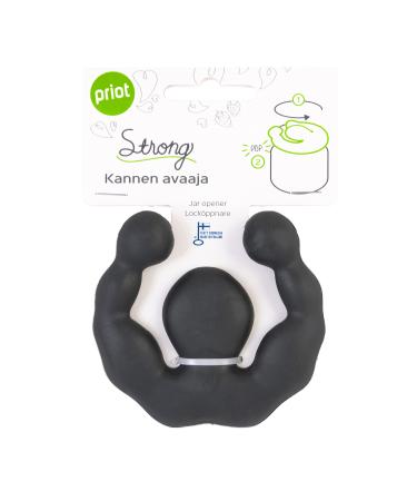 Priot Strong glass opener |Jar Opener |Twist Fluer for weak hands children seniors people with arthritis kitchen help to be easy to grasp and open the lid gray