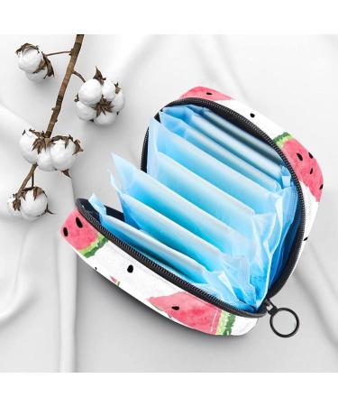 Portable Summer Fruit Watermelon Women's Napkin Bag | Menstrual Cup Pocket & Breastfeeding Pillow Holder for Teens & Girls - Buy Online on GoSupps.com