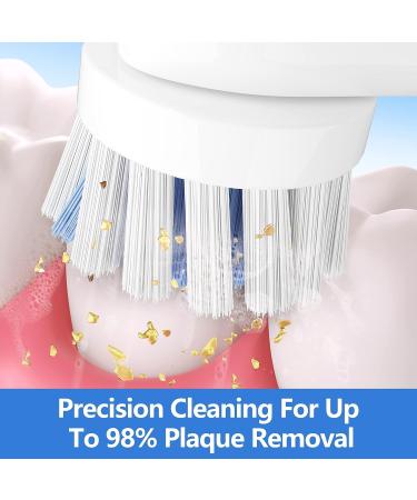 BICUMY 8 Soft Extra Thin Precision Brush Heads for Oral B Electric Toothbrush - Gentle Clean for Sensitive Gums and Teeth - Buy Online on GoSupps.com
