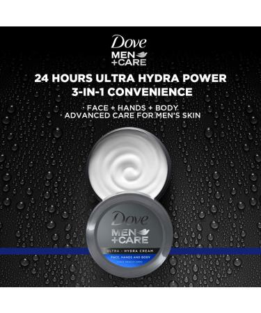 Dove Men+Care Ultra Hydra Cream Dove Lotion 3-In-1 Advanced Skin Care for Men Face Cream Hand Cream and Body Lotion for Extremely Dry Skin All Skin Types 5.07 Fl Oz (Pack of 6) Unscented 0.85 Fl Oz (Pack of 6) - Buy Online on GoSupps.com