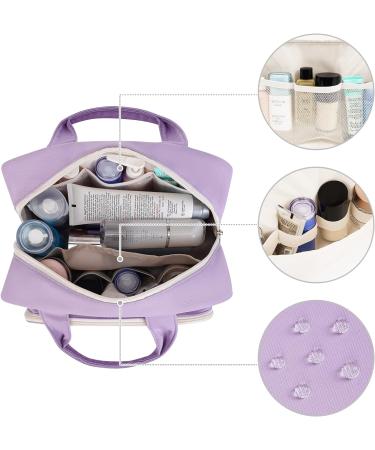 Large Purple Travel Toiletry Bag - Women's Makeup Organizer - Buy Online on GoSupps.com