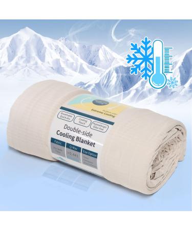 Ailemei Direct Ailemei cooling ceiling for hot sleepers night sweat double-sided cold effect King-Size size light breathable summer ceilings 274.3 x 228.6 cm beige beige king to california king 108 "x 90"
