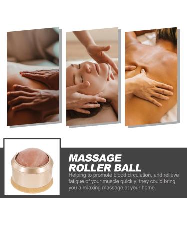Lurrose Himalayan Salt Massage Roller Ball | Manual Cold Massager for Sore Muscles & Self-Relaxation | International Shipping Available - Buy Online on GoSupps.com