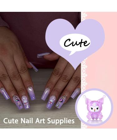80 Pcs Nail Charms Resin Flatbacks for Nail Art Decorations - 4 Colors - DIY Supplies for Nails, Hair Clips, Magnets, and Phone Cases - Buy Online on GoSupps.com