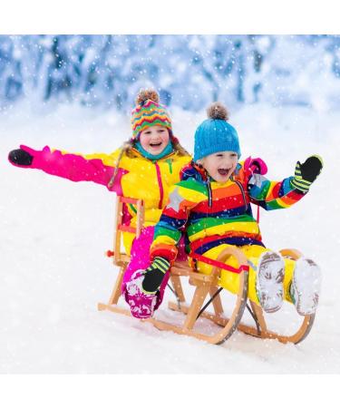 Buy Lovmead Kids Ski Gloves | Warm Waterproof & Windproof Winter Gloves for Boys & Girls (Ages 1-10) | Toddler Snow & Ski Gear in Red - Buy Online on GoSupps.com