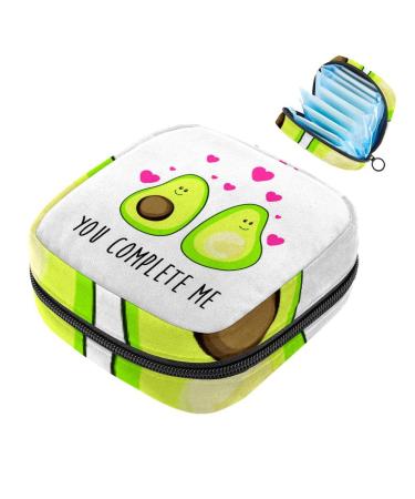 Women's binding-up bag Cute fruits red heart ladies tampon storage bag tampon storage bag zip pockets menstrual tied bags multi03