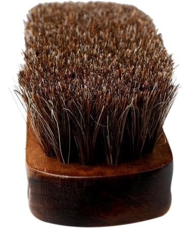 kuou Waxun Premium Horsehair Brushes Soft Shoe Brush with Natural Horsehair for Boots Shoes Furniture Car Seats Interiors Sofas (Shine Buff Polish) - Buy Online on GoSupps.com
