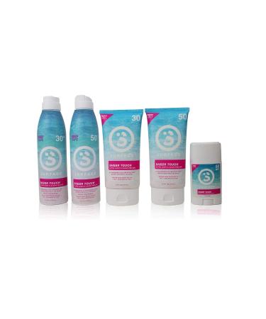 SPF 50 Surface Sheer Touch Sunscreen Spray - Lightweight & Water Resistant - 6 Fl Oz (2 Pack) - Buy Online on GoSupps.com