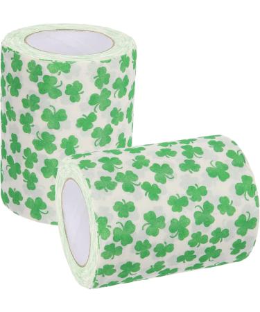 Tissue Paper 4 Rolls Paper Supple Day Toilet St Patricks Bathroom Kitchen Bath Tissue Napkin Printing Printed Pattern Strong Napkins Family Household Bathroom Napkins/142 4 Count (Pack of 1) As Shownx2pcs - Buy Online on GoSupps.com