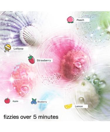Mermaid Bath Bombs for Kids Girls - 6 Pcs Natural Fizzy Shell Bubble Bath Bomb Kit with Surprise Jewelry Toys - Perfect Christmas Easter Gift Set - Buy Online on GoSupps.com