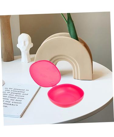 Subsofan Silicone Shell 2-Piece Menstrual Cup Storage Box - Reusable Pink Carrier Bag for Women - Buy Online on GoSupps.com