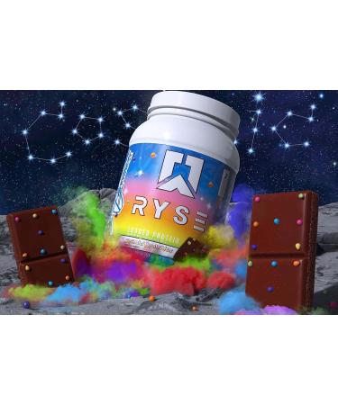 Ryse Core Series Loaded Protein | 25 Grams of Protein Per Serving | Whey Isolate & Whey Concentrate Protein Powder with Added MCTs & Fibre | 2LB 27 Servings (Cosmic Brownies) - Buy Online on GoSupps.com