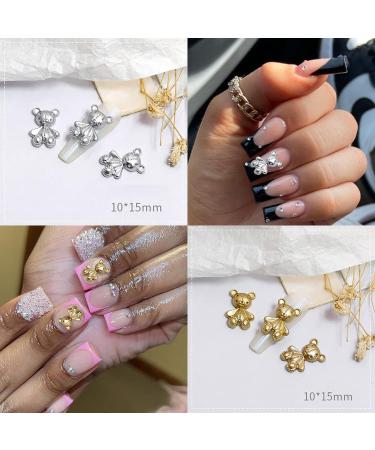 YOSOMK 64 PCS 3D Bear Nail Art Charms Resin | Cute Kawaii Nails Supplies - Buy Online on GoSupps.com