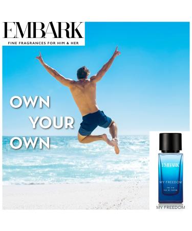 EMBARK My Freedom For Him Menspremium Perfume Liquid - 30Ml | Eau De Parfum | Aquatic And Fresh Fragrance - Buy Online on GoSupps.com