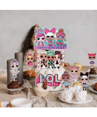 24 Pcs LOL Cake & Cupcake Toppers for Girls Birthday Party - Decorations & Supplies - Buy Online on GoSupps.com