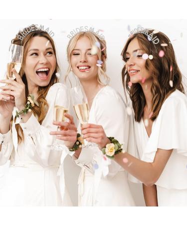 Jaciya Silver Rhinestone Headband - Wedding Hair Accessory for Bridesmaids and Flower Girls - Buy Online on GoSupps.com