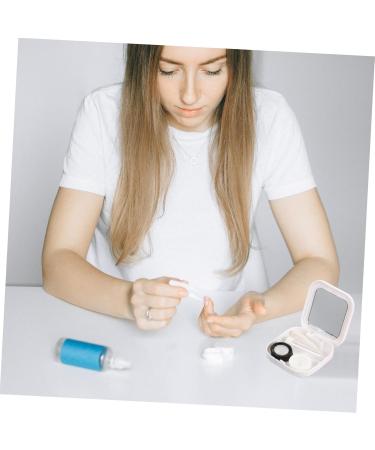 Shop Homsfou 12 STK Contact Lens Container Set - Cute Travel Storage Box with Tweezers & Suction Rod for Glasses & Lenses - International Shipping Available - Buy Online on GoSupps.com