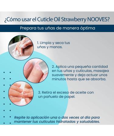  NOOVES NOOVES NAILS Cuticle Oil Strawberry Roll-On Cuticle and Nail Oil Strawberry Scent 10 ml - Buy Online on GoSupps.com