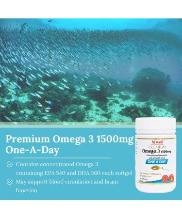 (Pack of 3) Hi Well Premium Omega3 1500mg 90Capsules - Buy Online on GoSupps.com