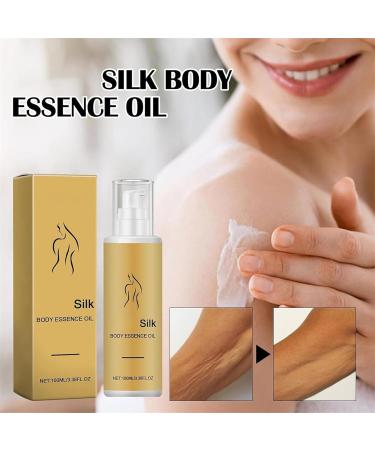 Silk Essence Body Oil Moisturizing Body Oil Firming Anti-Wrinkle Body Lotion Collagen Lifting Body Oil Reduce Fine Lines Smooth Skin for Women - Buy Online on GoSupps.com