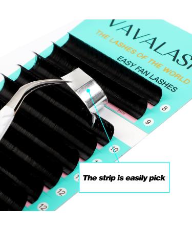 CC Curl 0.05 Easy Fan Rapid Volume Lash Extensions - 3D to 10D Options - Blooming Flower & Self Fanning Lashes - Russian Volume Individual Lashes - Buy Online on GoSupps.com