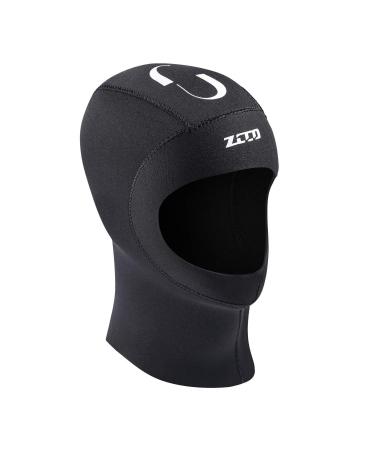 ZCCO Scuba Diving Hood 3mm/5mm Neoprene Wetsuit Hood Durable Stretchable Diving Cap, Surfing Thermal Hood for Snorkeling Kayaking Sailing Canoeing Water Sports  3mm Medium