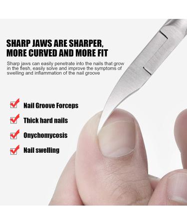 Nail Clippers Durable ABS Stainless Steel Ingrown Nail Clippers Multifunctional for Nail Salon for Home(Matte red) - Buy Online on GoSupps.com